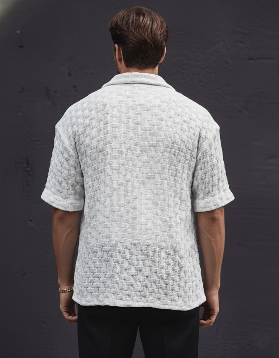 Elite Textured Casual Shirts for Men