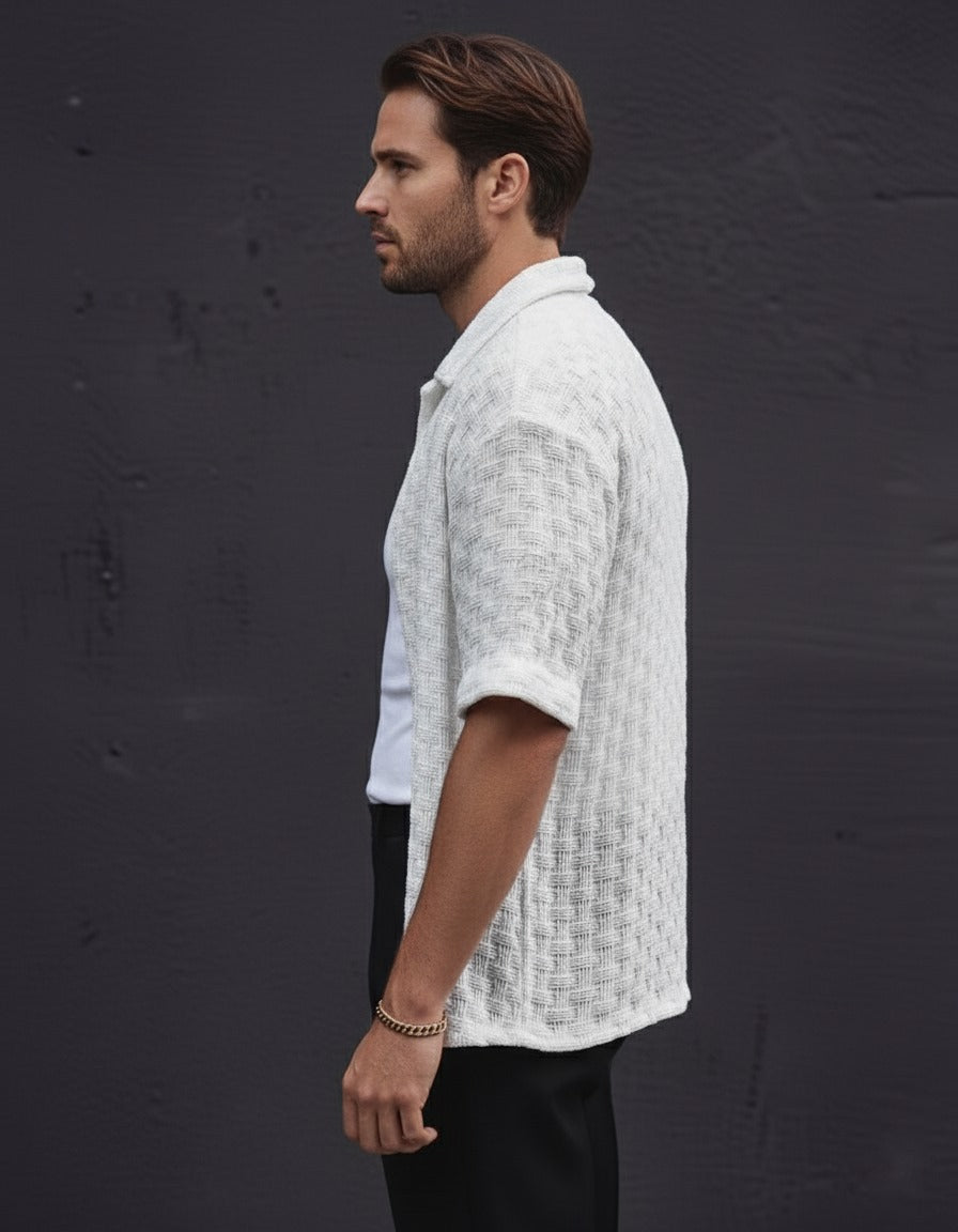 Elite Textured Casual Shirts for Men